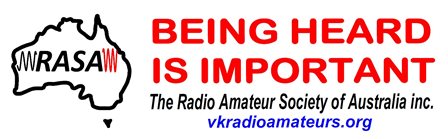 The Radio Amateur Society of Australia Inc.